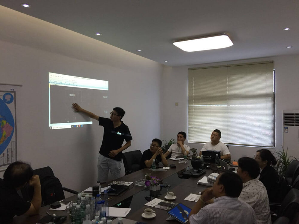 The engineers are doing the presentation