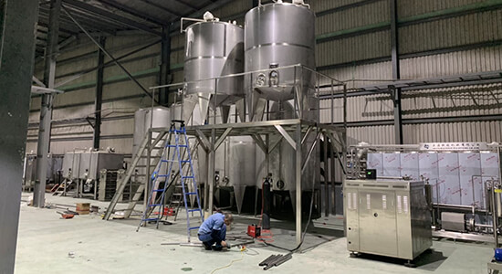 pulp aloe juice filling line