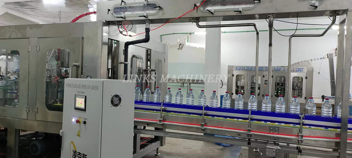 the whole water filling line